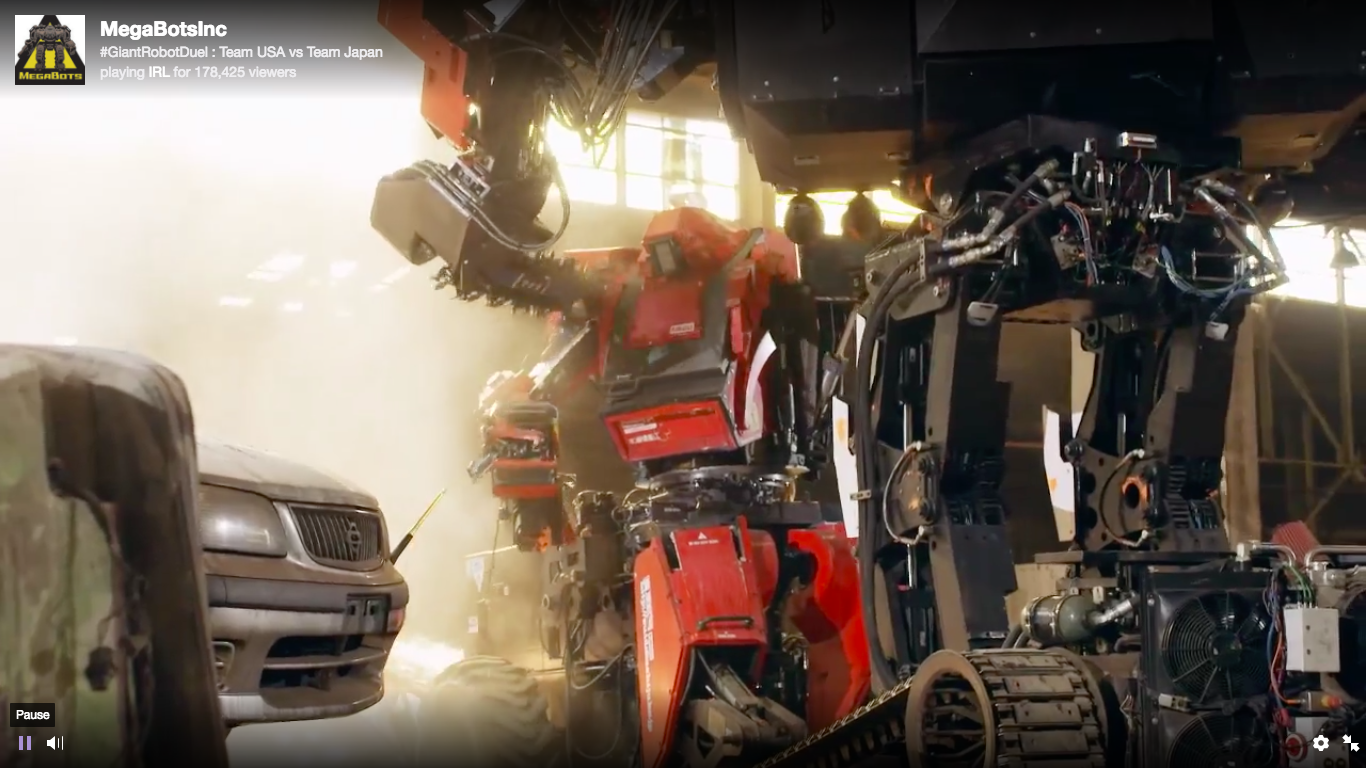 Giant robot best sale fight